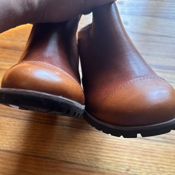 Timberland Swazey Brown Leather Heeled Mules/Clogs – Size 6 - Picture 7 of 10